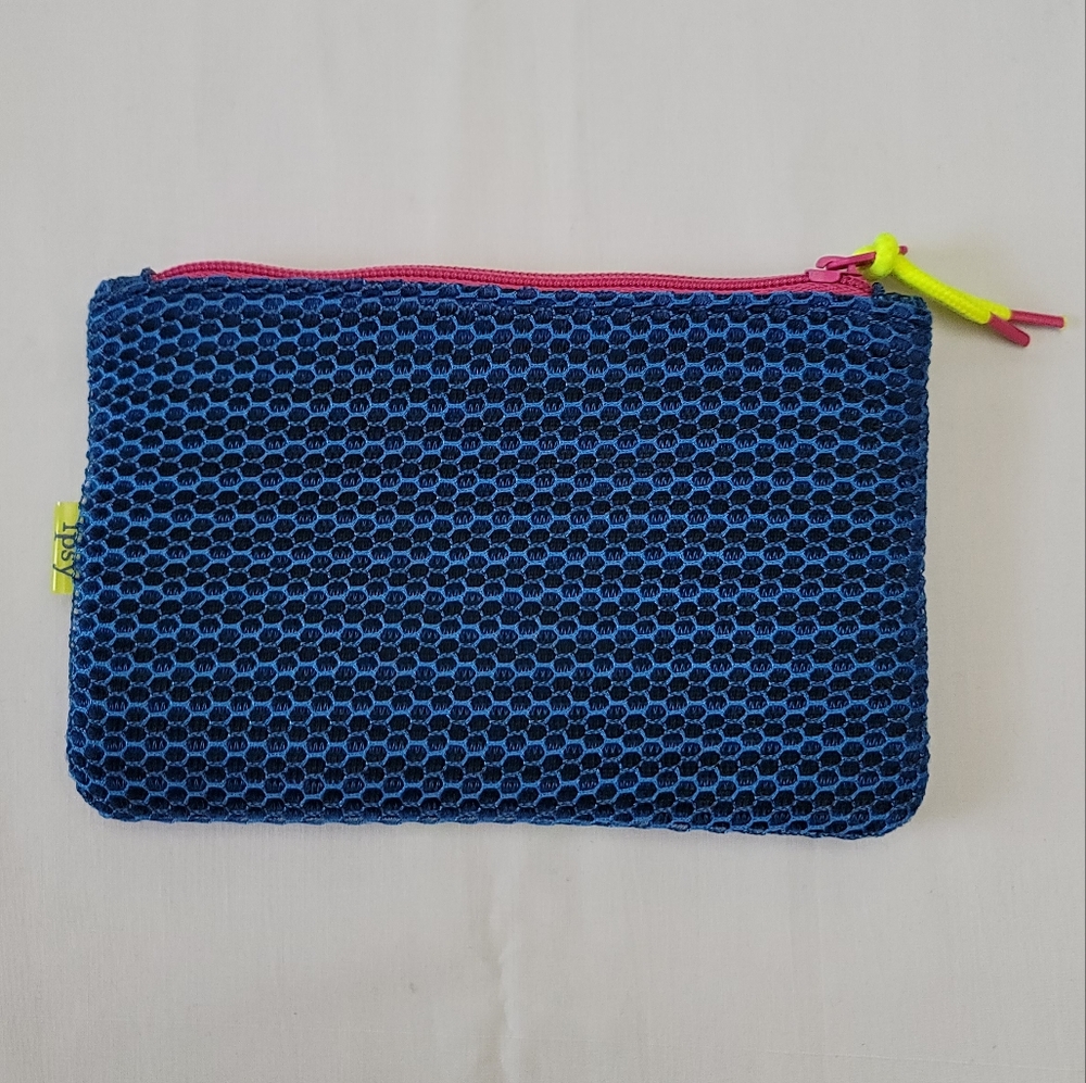 NWOT Ipsy Neon Cosmetic Bag (January) - Picture 2 of 2